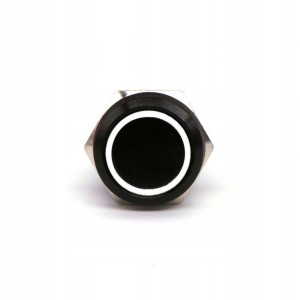 Włącznik ON OFF zatrzaskowy LED czarny 18mm KOLORY