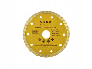 Tarcza diam.125mm turbo GEKO PROFI