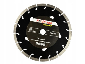 Tarcza diam. segm.230x22,2x10mm Heidmann/czarna/