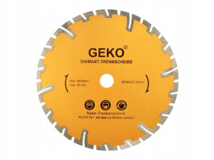 Tarcza diam.230mm głębokie cięcie GEKO