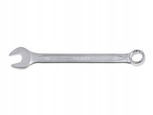 Klucz płasko-oczkowy satynowany 13mm CRV - CS DIN