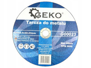 Tarcza do metalu 230x2,0 GEKO