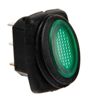 Wodoodporny mikro przełącznik dioda LED 12/24V 10A