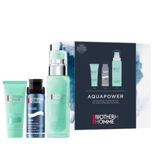 Homme Aquapower My Moisturizing Routine zestaw żel oczyszczający 40ml + pia