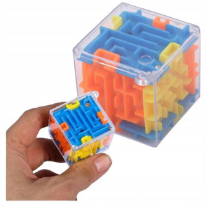 Kostka 3d Cube Labirynt Kulkowy Gra Logiczna