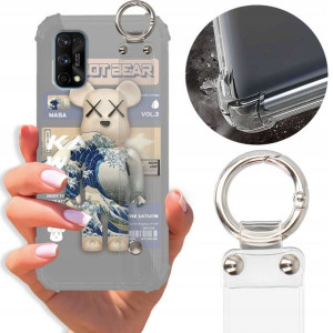Etui Antishock Pasek do REALME 7 PRO Misie Wzory