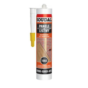 SOUDAL PANELE LISTWY 100A neoprenowy beżowy klej montażowy 280ml (13469)