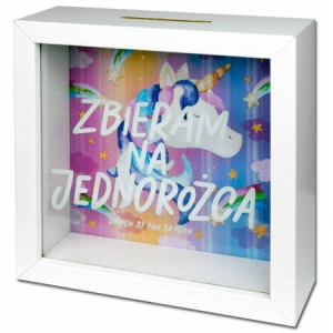 Skarbonka ZBIERAM NA JEDNOROŻCA Prezent