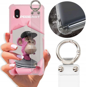 Etui Antishock Pasek do SAMSUNG A01 CORE Miś Wzory