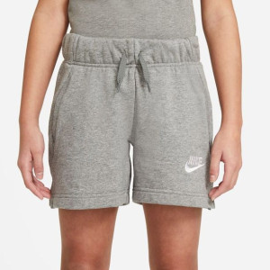 Spodenki Nike Sportswear Club Y girls DA1405 091 - SZARY; M (137-147)