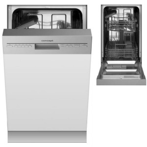 Zmywarka do zabudowy 45 cm Srebrny Panel 9kpl