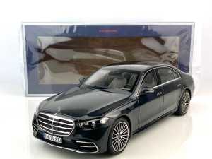 Mercedes-Benz S-Class AMG-Line 2021 Dark Blue Meta Norev 1:18