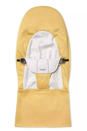 BABYBJORN - poszycie do leżaczka Balance Soft, Yellow/Grey, Cotton/Jersey