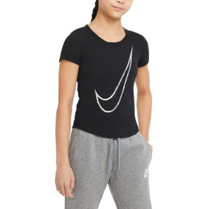 Koszulka Nike Sportswear Big Kids' T-Shirt DC7057 010 - CZARNY; XL