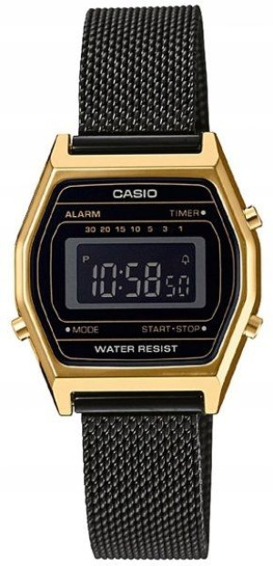 CASIO Zegarek Damski LA690WEMB-1BEF Stoper Mesh