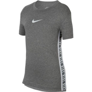 Koszulka Nike G Sportswear CT2788 091 - SZARY; S (128-137CM)