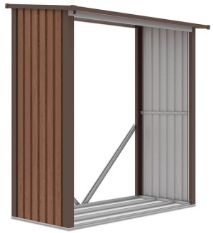 Drewutnia Wiata Ogrodowa Denver 6x3 Walnut
