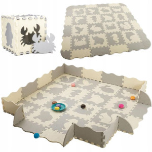 Gruba Mata Edukacyjna Puzzle Piankowe Xxl Kojec