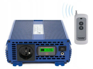 Przetwornica Napięcia 12 Vdc / 230 Vac Eco Mode Azo