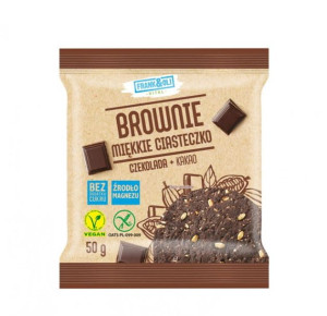 Brownie wegańskie  bez cukru 50g Frank&Oli