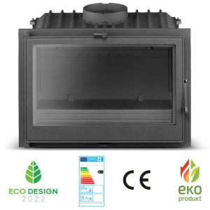 Wkład kominkowy kominek żeliwny EkoProjekt 2022 + szyber
