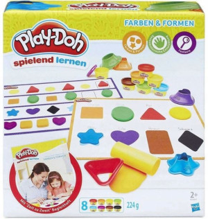PLAY DOH KSZTAŁTY I NAUKA ciastolina 8 TUB Hasbro