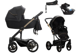 BEBETTO TORINO Cybex ATON 5 + BAZA 4w1 Si01 złoty