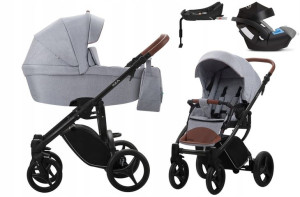 BEBETTO LUCA 4w1 12 st czarny Cybex ATON 5 + Baza