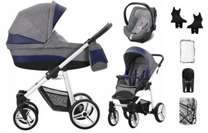 Bebetto Wózek Vulcano 3w1 Cybex Aton 5 V06