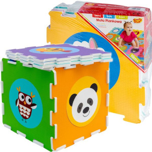 Smily Play Mata Piankowa Zwierzęta Puzzle 9el. Zestaw SP84004