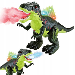 Dinozaur T-rex Świeci Chodzi Ryczy Zieje Duży Xxl
