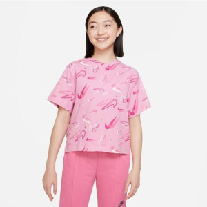 Koszulka Nike Sportswear DV0568 698 - RÓŻOWY; S (128-137)