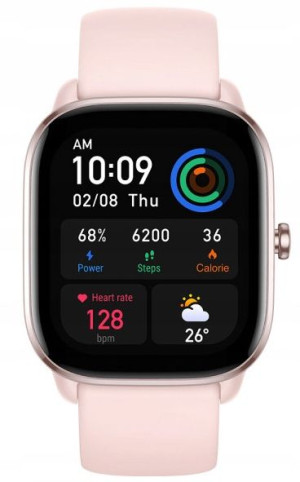 Smartwatch Amazfit GTS 4 mini różowy 1,65'' AMOLED