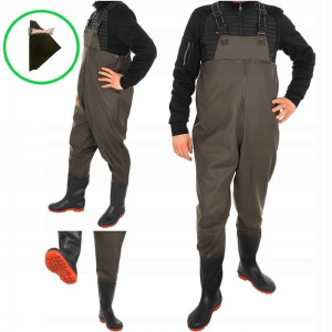Spodnie Wędkarskie Męskie Wodery Spodniobuty R. 42