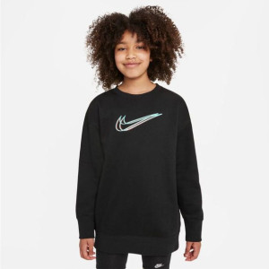 Bluza Nike Sportswear Big Kids' Sweatshirt DM4694 010 CZARNY; L (147-158CM)