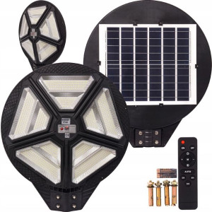 Lampa Solarna Uliczna 1800w LED Zewnętrzna + Pilot