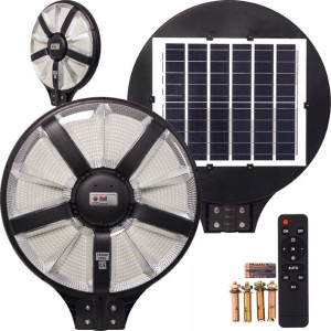 Lampa Solarna Uliczna 1800w LED Zewnętrzna + Pilot
