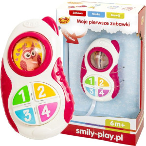 Smily Play Telefon Różowy Moje Pierwsze Zabawki SP83931