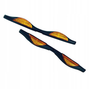 Odbojniki na drzwi WAVE 200mm Z ODBLASKIEM 2szt