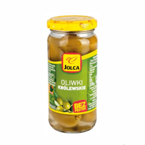 Oliwki królewskie Gordal zielone bez pestek w słoiku 230 g Jolca
