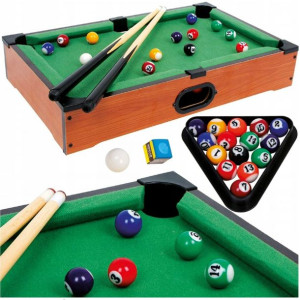 Stół Bilardowy Gra Mini Pool Bilard Zestaw Kije