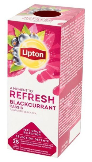Czarna Herbata Lipton Blackcurrant 25x1,6g