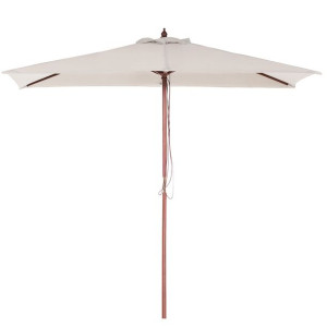 Parasol ogrodowy 144 x 195 cm beżowy FLAMENCO