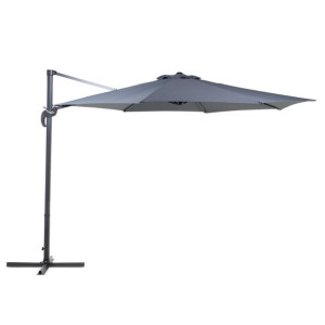 Parasol ogrodowy ⌀ 300 cm szary SAVONA