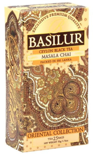 Basilur masala chai herbata czarna kardamon goździk orient 25 t