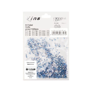 Cyrkonie do paznokci szklane SS5 Light Saphire 1440 szt paczka