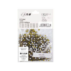 Cyrkonie do paznokci szklane SS10 Olivine 1440 szt paczka