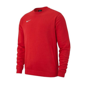 Bluza Nike Crew Y Team Club 19 AJ1545 657 - CZERWONY; XS (122-128CM)