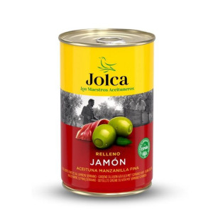 Oliwki zielone z szynką w puszce 300 g Jolca