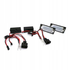 Lampki tablicy rejestracyjnej LED VAG VW SKODA AUD